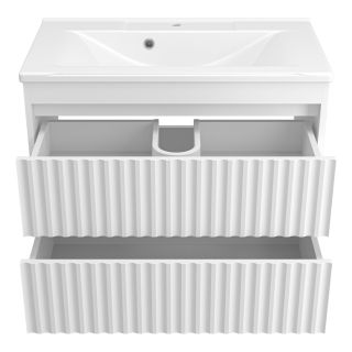 Подвесная тумба под раковину Brevita Balaton BAL-06080-01-01П2Я 80см белый